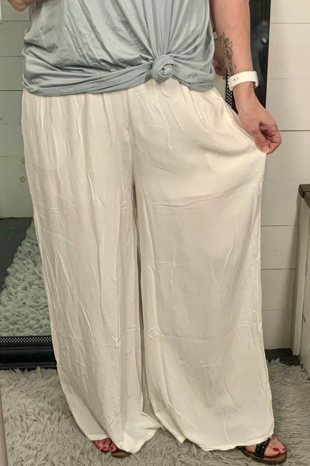 Zara Wide Leg Palazzo Pants