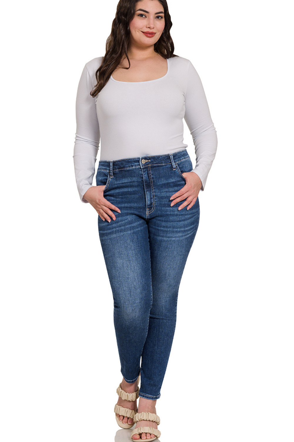 High Waist Skinny Jegging Jeans