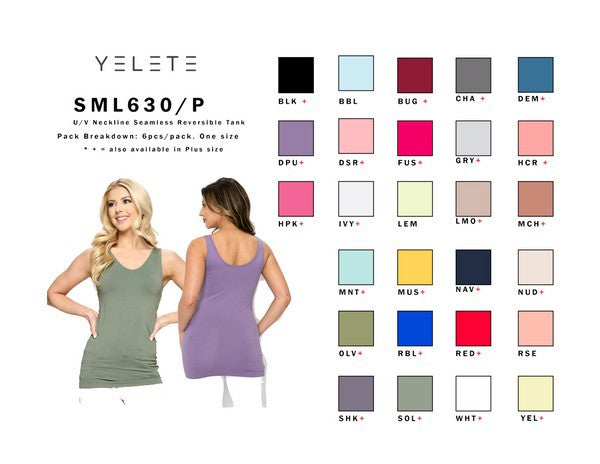 Reversible Seamless Slimming Tank