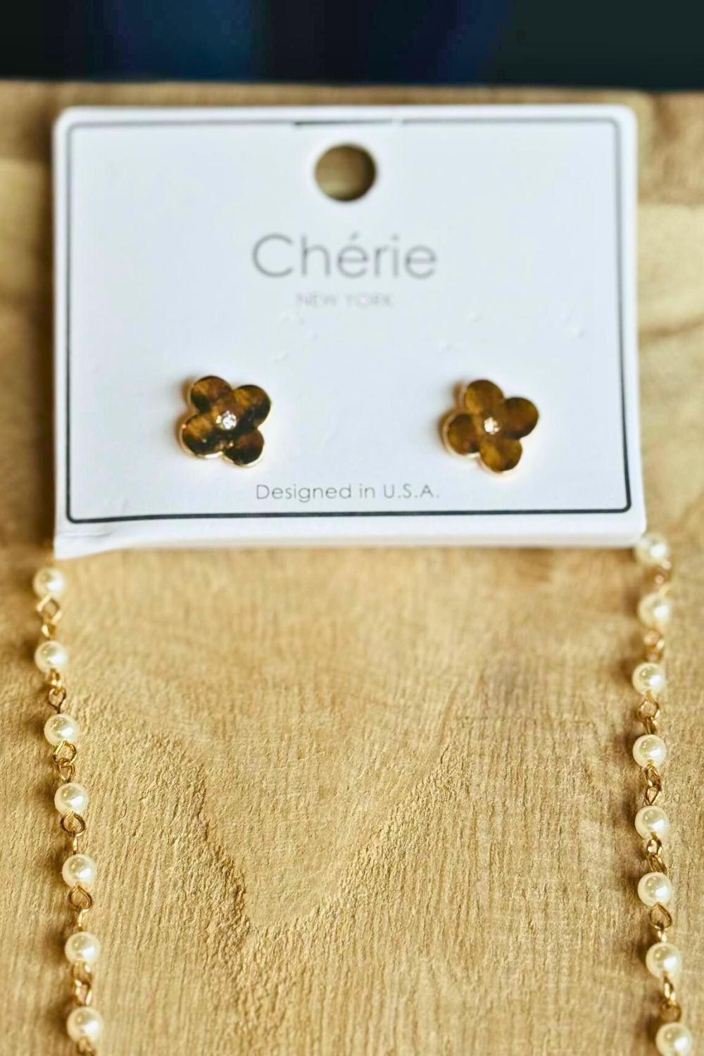 Pearl and Clover Necklace Set