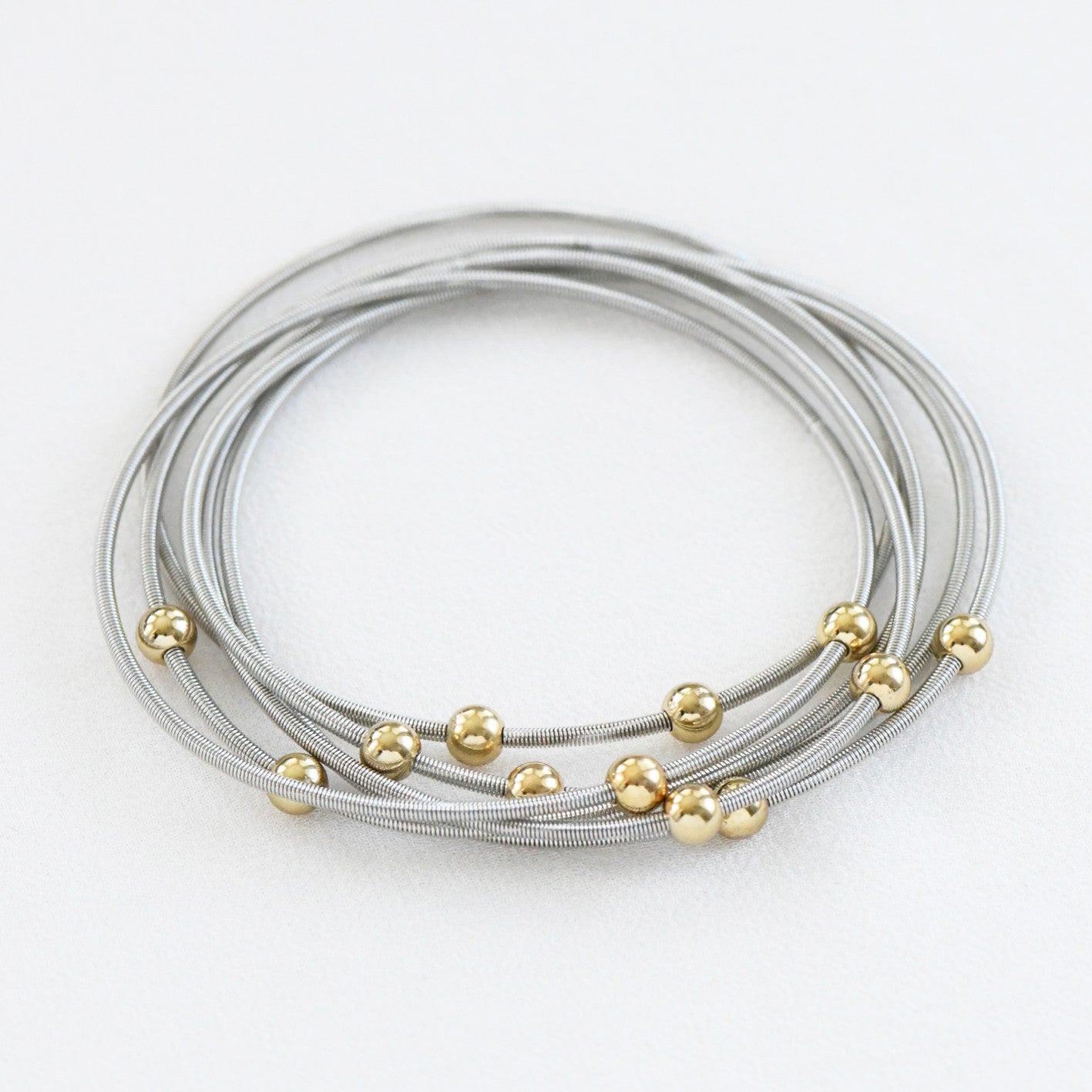 Mix & Match Stretchy Layering Guitar String Bracelets