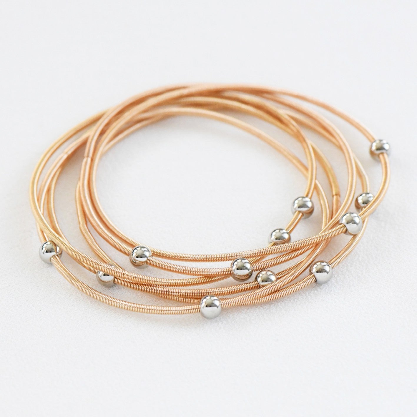 Mix & Match Stretchy Layering Guitar String Bracelets