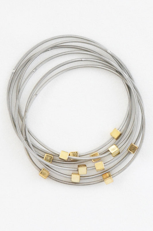 Mix & Match Stretchy Layering Guitar String Bracelets