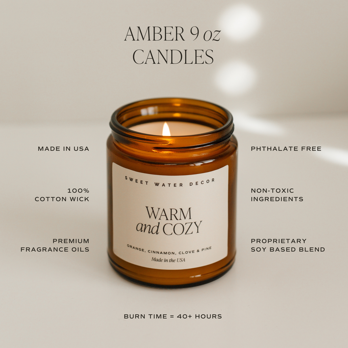 Holiday 9 oz Soy Candle