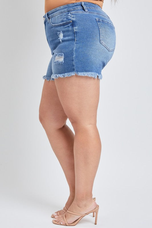 Vintage Dream Frayed Hem Shorts