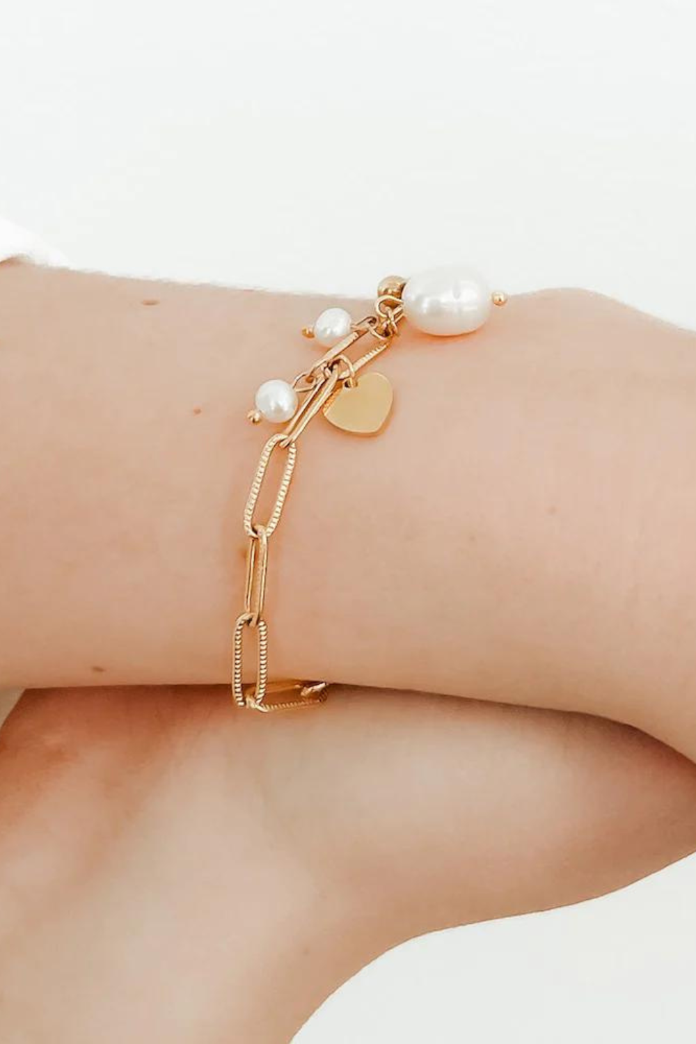 Dripping Pearls & Charm Bracelet