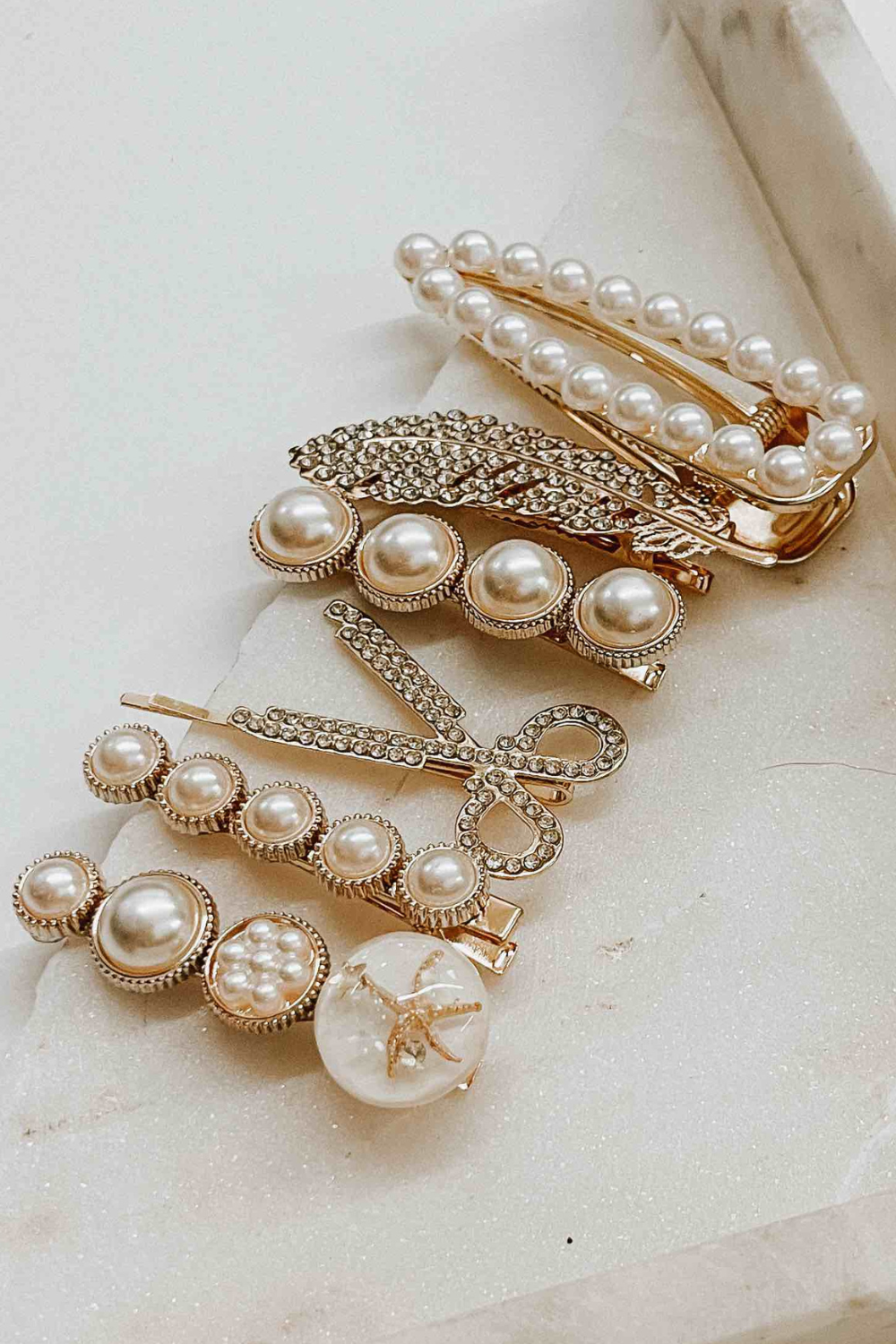 Queen of Pearl Clip Set