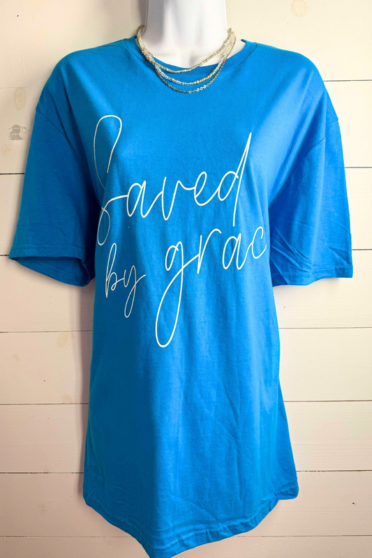 "Saved By Grace" Graphic Tee