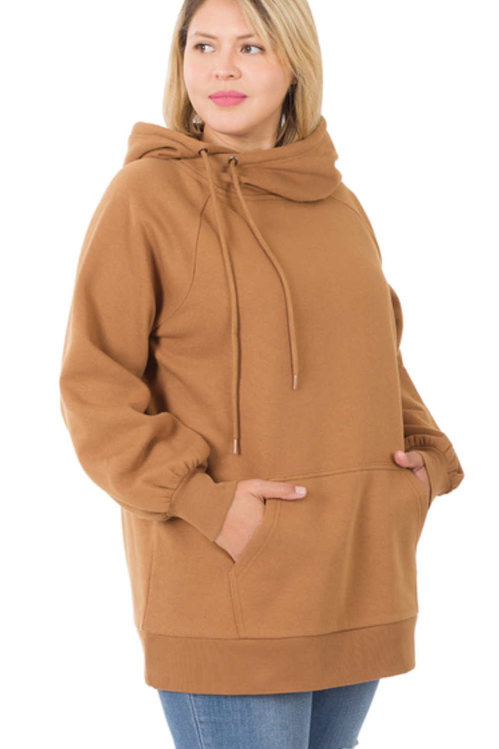 Longline Hooded Sweatshirt