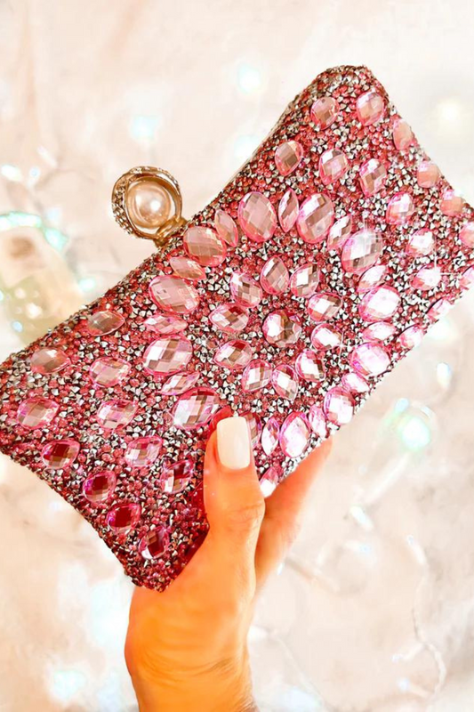 Showstopper Bejeweled Clutch