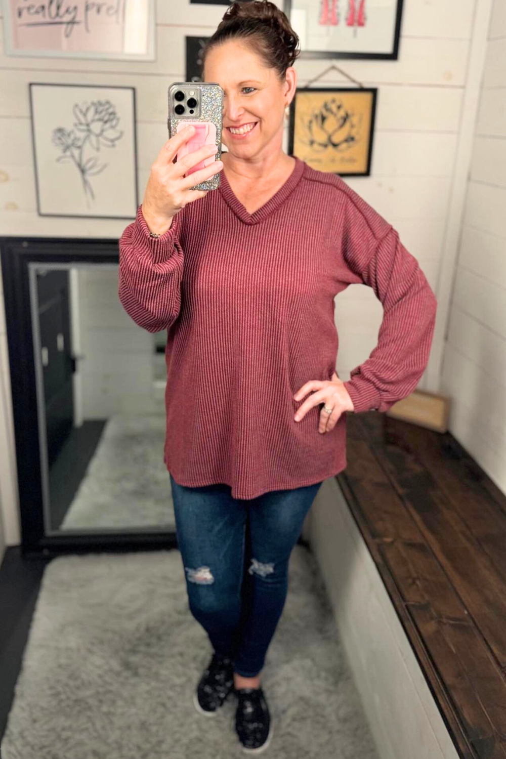 Urban Ribbed Long Sleeve Top