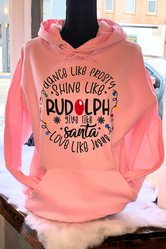 "Shine Like Rudolph" Holiday Hoodie