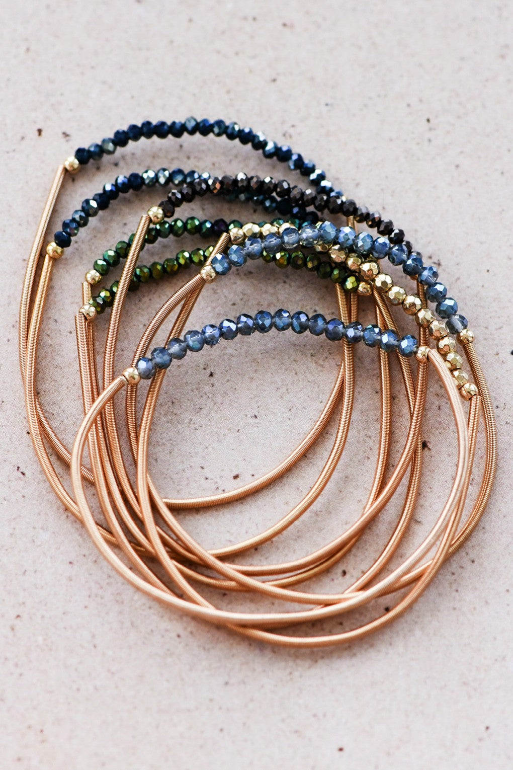 Mix & Match Stretchy Layering Guitar String Bracelets