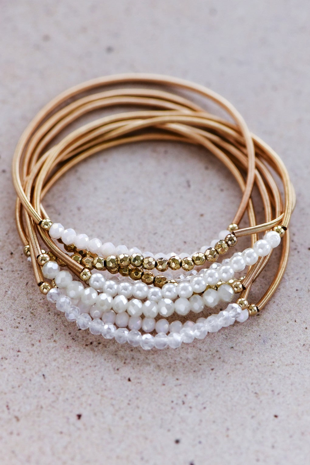 Mix & Match Stretchy Layering Guitar String Bracelets