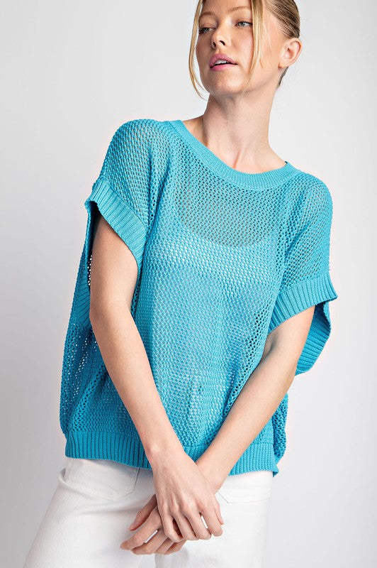 Open Weave Top