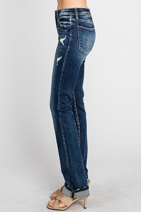 MidRise Slim Straight Jeans