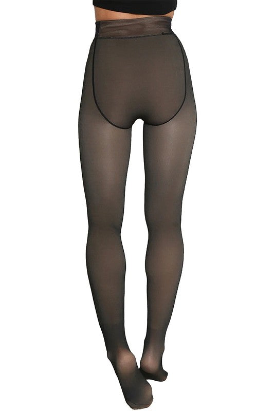 Illusion Fleece Tights