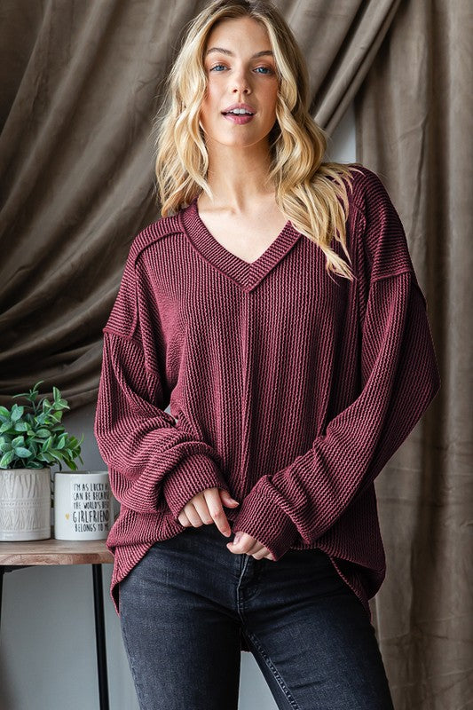 Urban Ribbed Long Sleeve Top