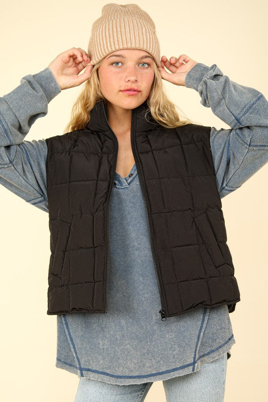 Puffer Vest - Black