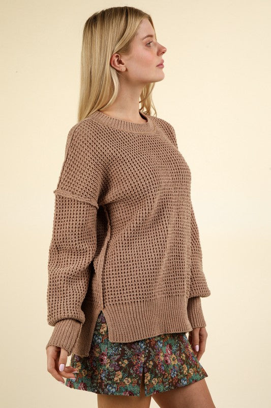 Soft Oversized Chenille Knit Sweater