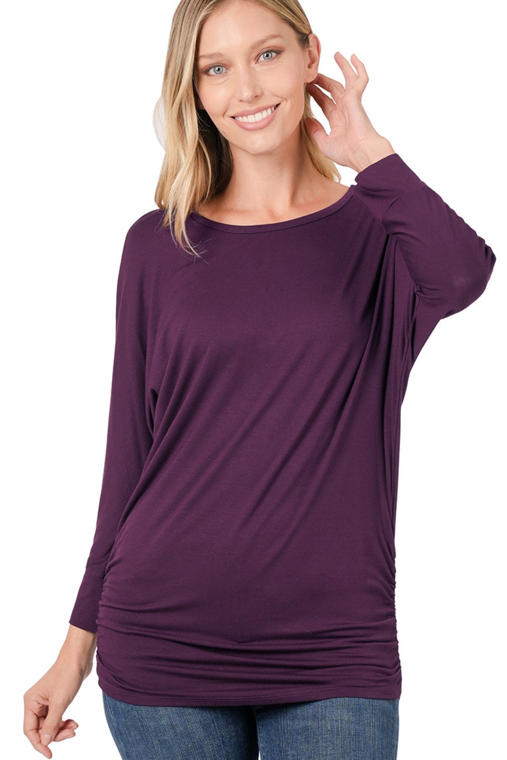 Luxe Rayon Dolman Sleeve Top