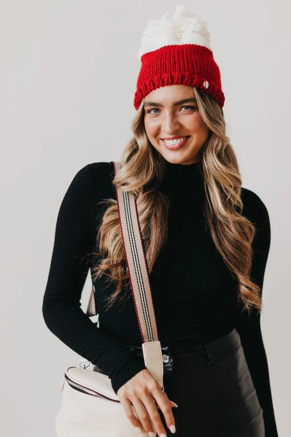 Snow Alpine Pom Beanie