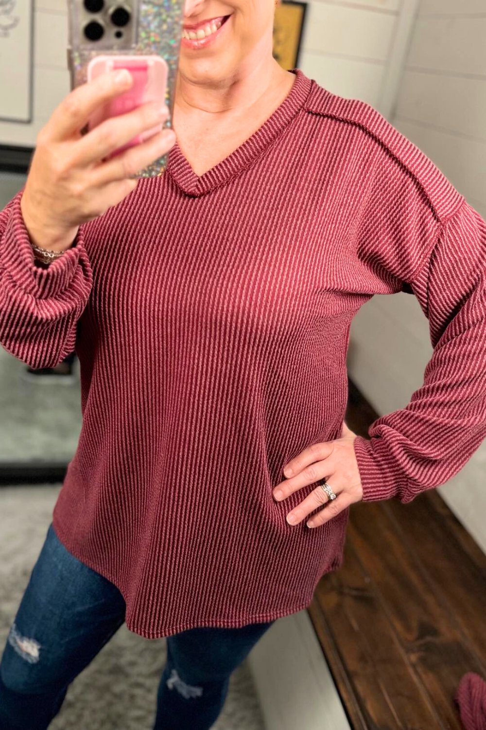 Urban Ribbed Long Sleeve Top