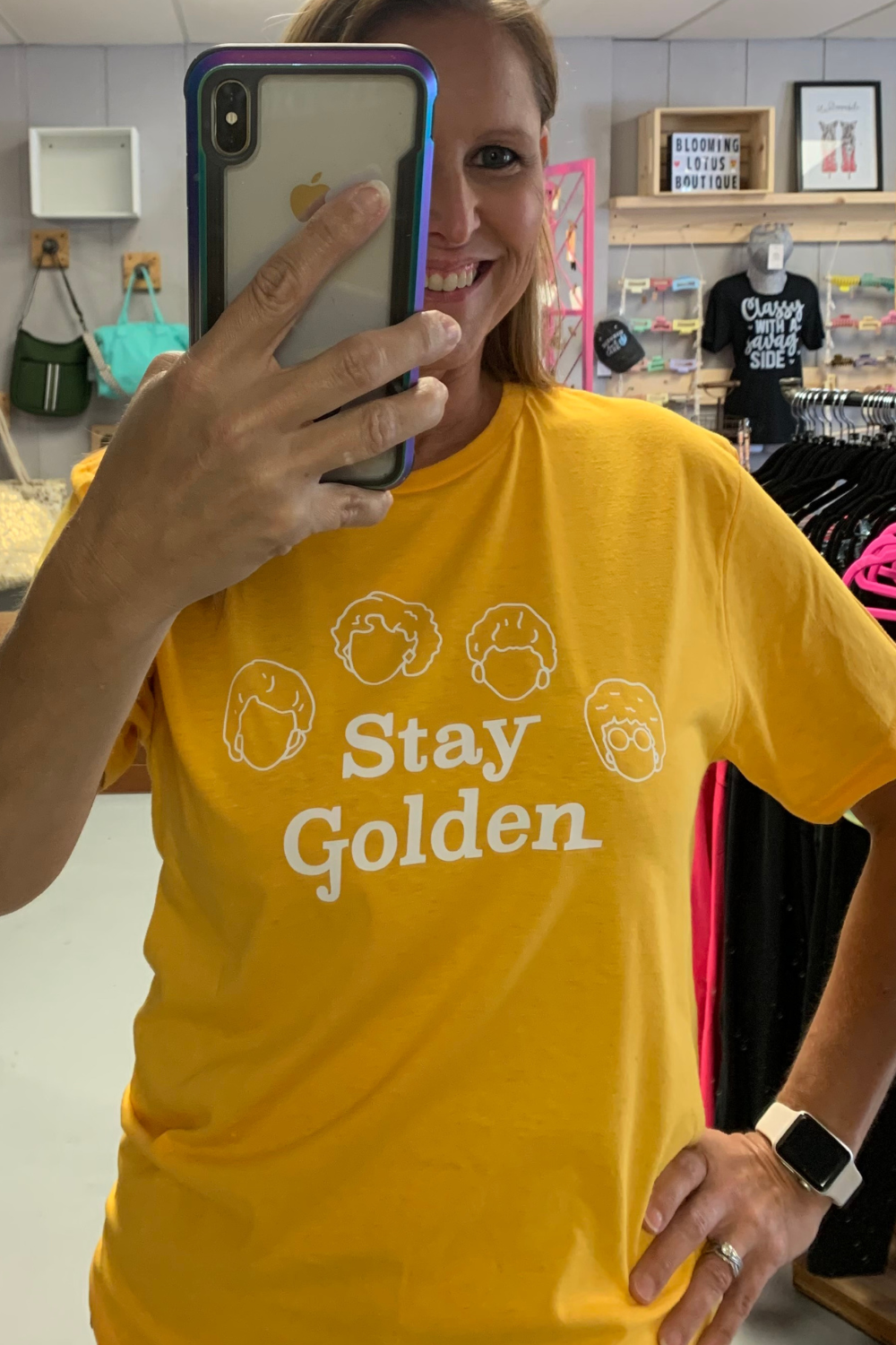 "Stay Golden" Graphic Tee