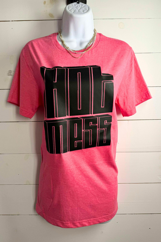 "Hot Mess" Graphic Tee