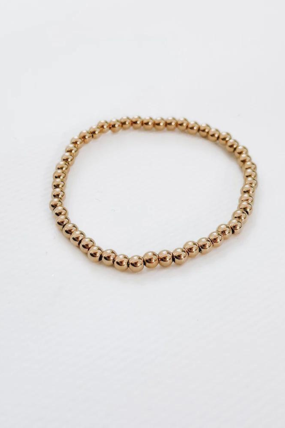 All Dressed in Gold Beaded Bracelet