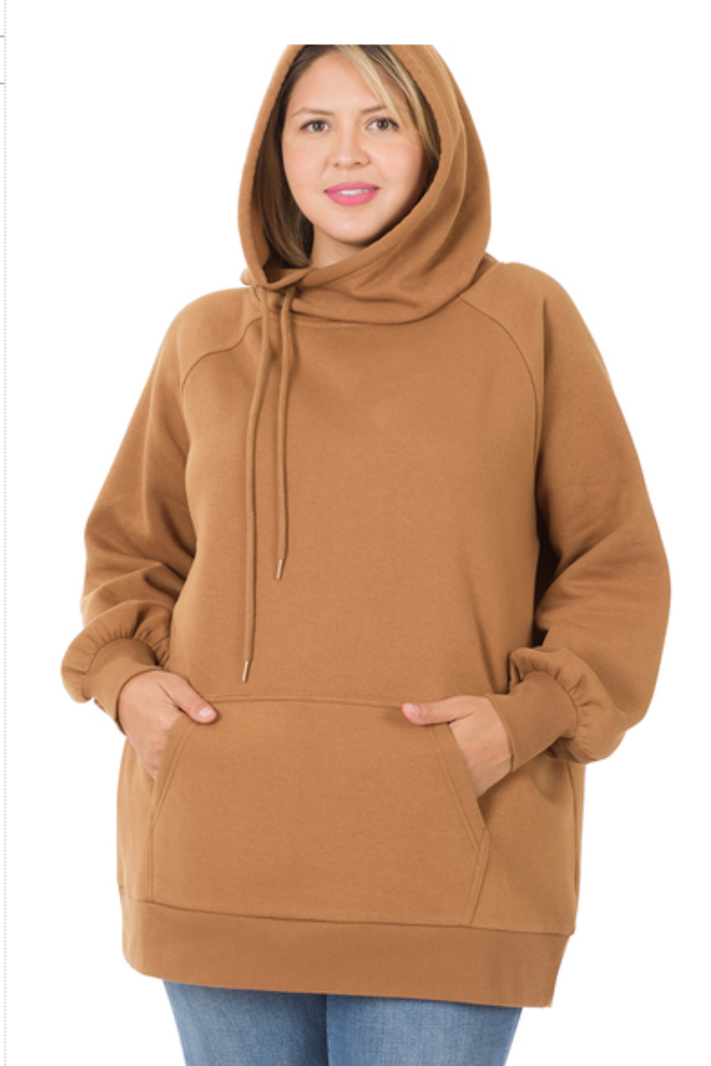 Longline Hooded Sweatshirt