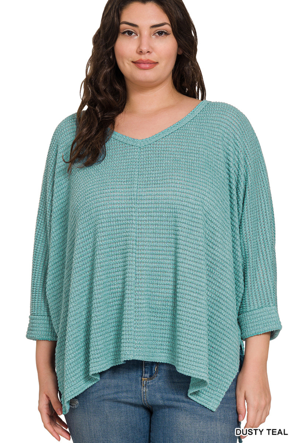 VNeck Jacquard Leightweight Sweater