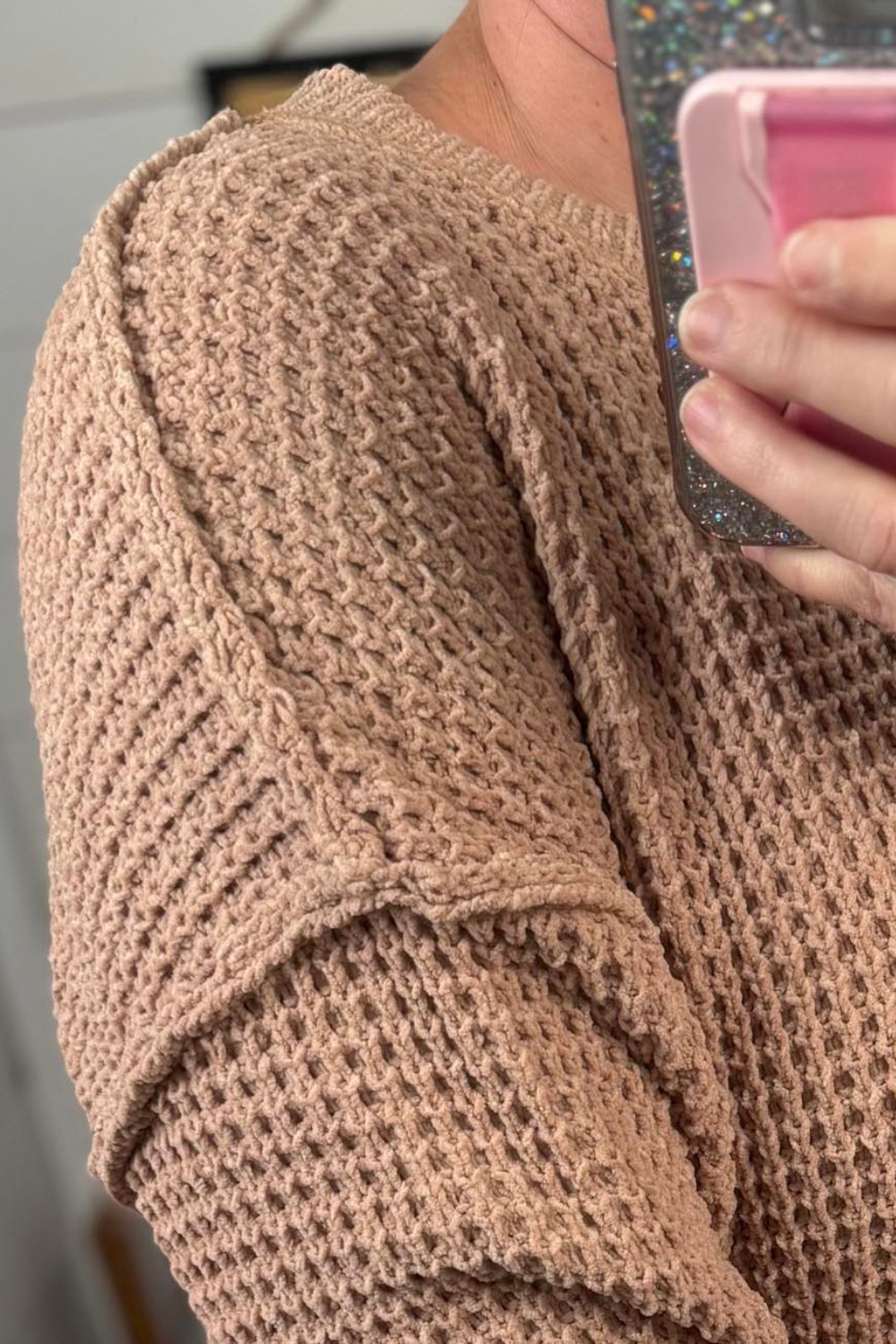 Soft Oversized Chenille Knit Sweater