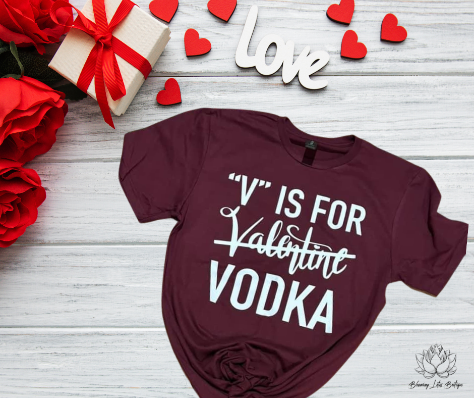 V is for Vodka Graphic Tee