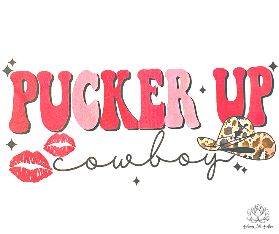 Pucker Up Cowboy Graphic Tee