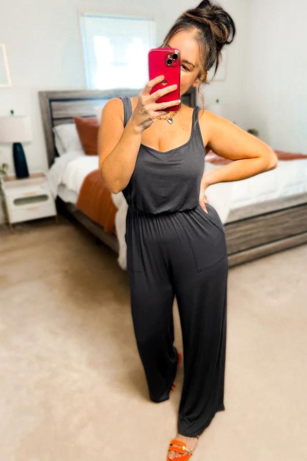 Shay Square Neck Jumpsuit