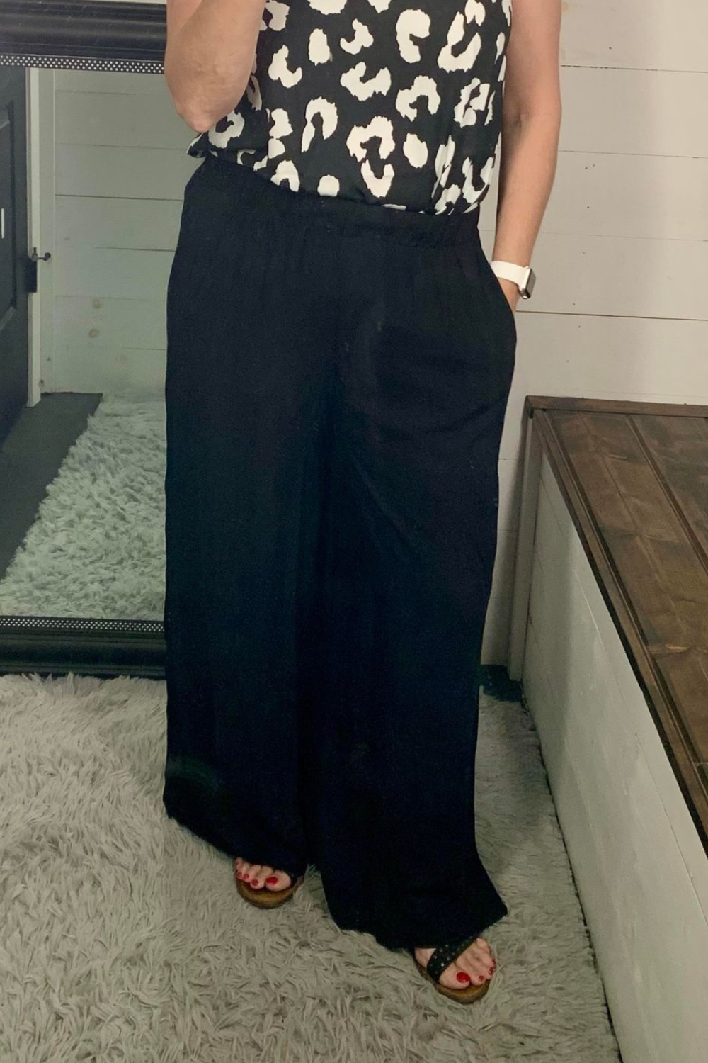 Zara Wide Leg Palazzo Pants