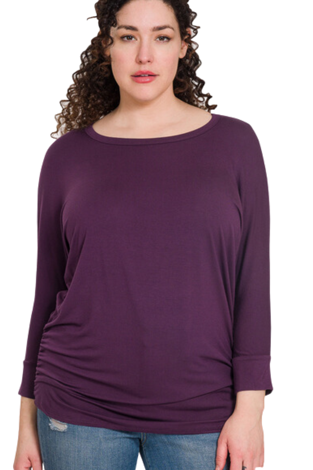 Luxe Rayon Dolman Sleeve Top