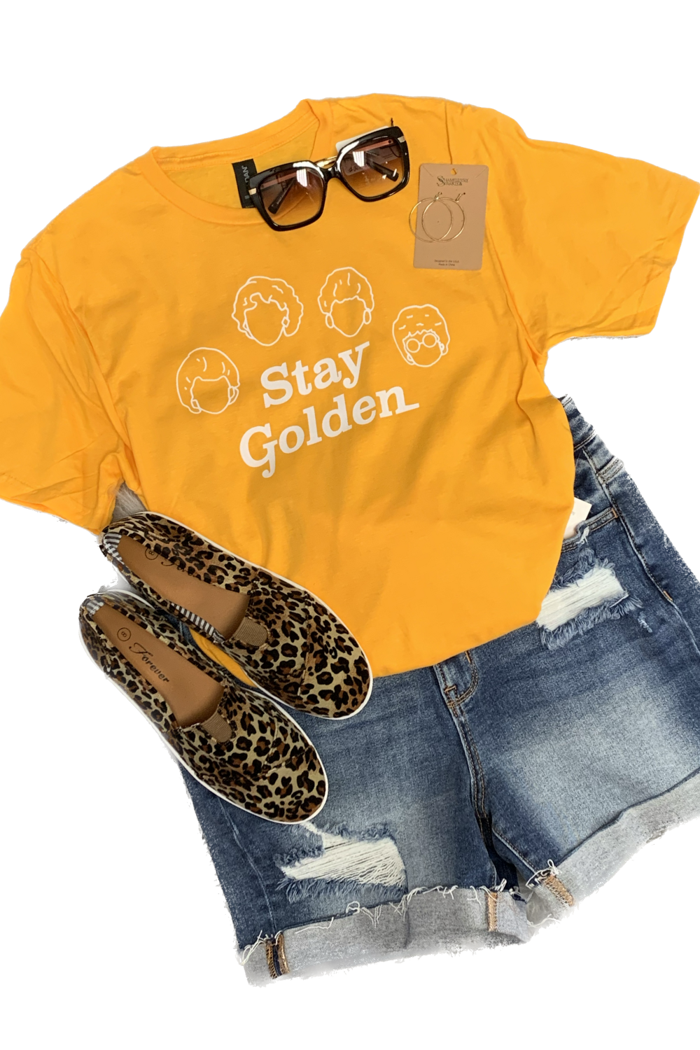 "Stay Golden" Graphic Tee