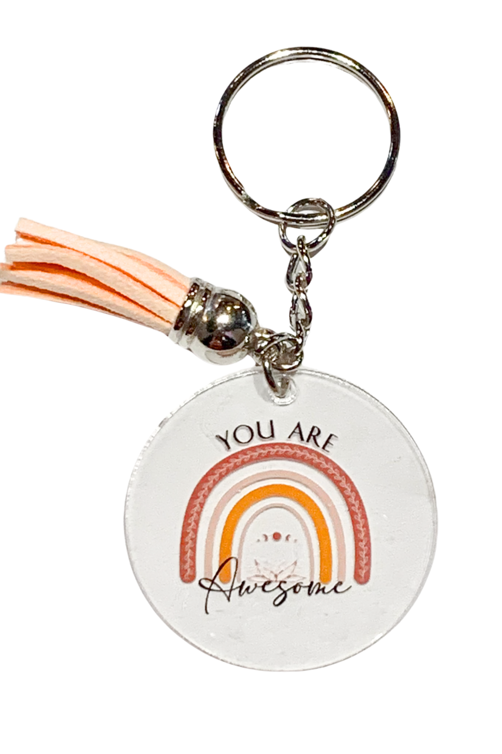 Rainbow Inspirational Keychains