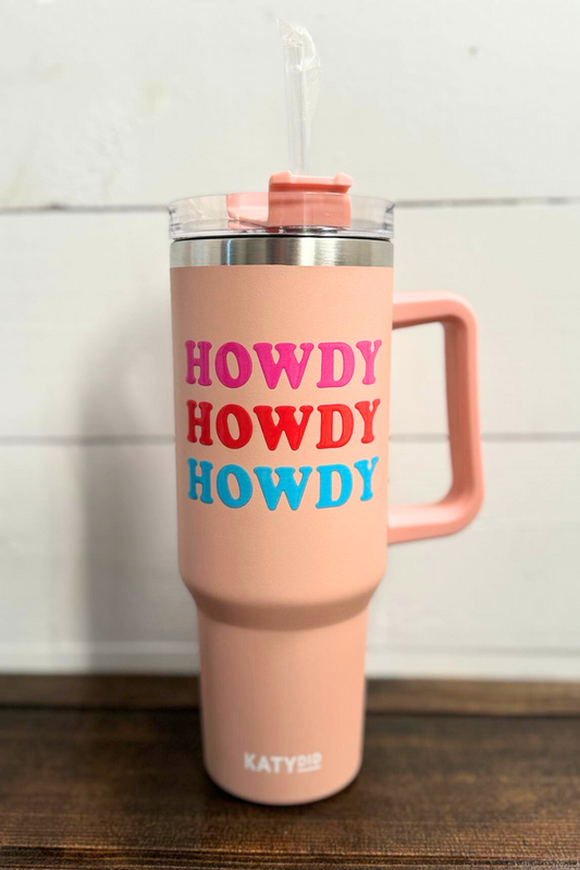 "Howdy" Western Tumbler