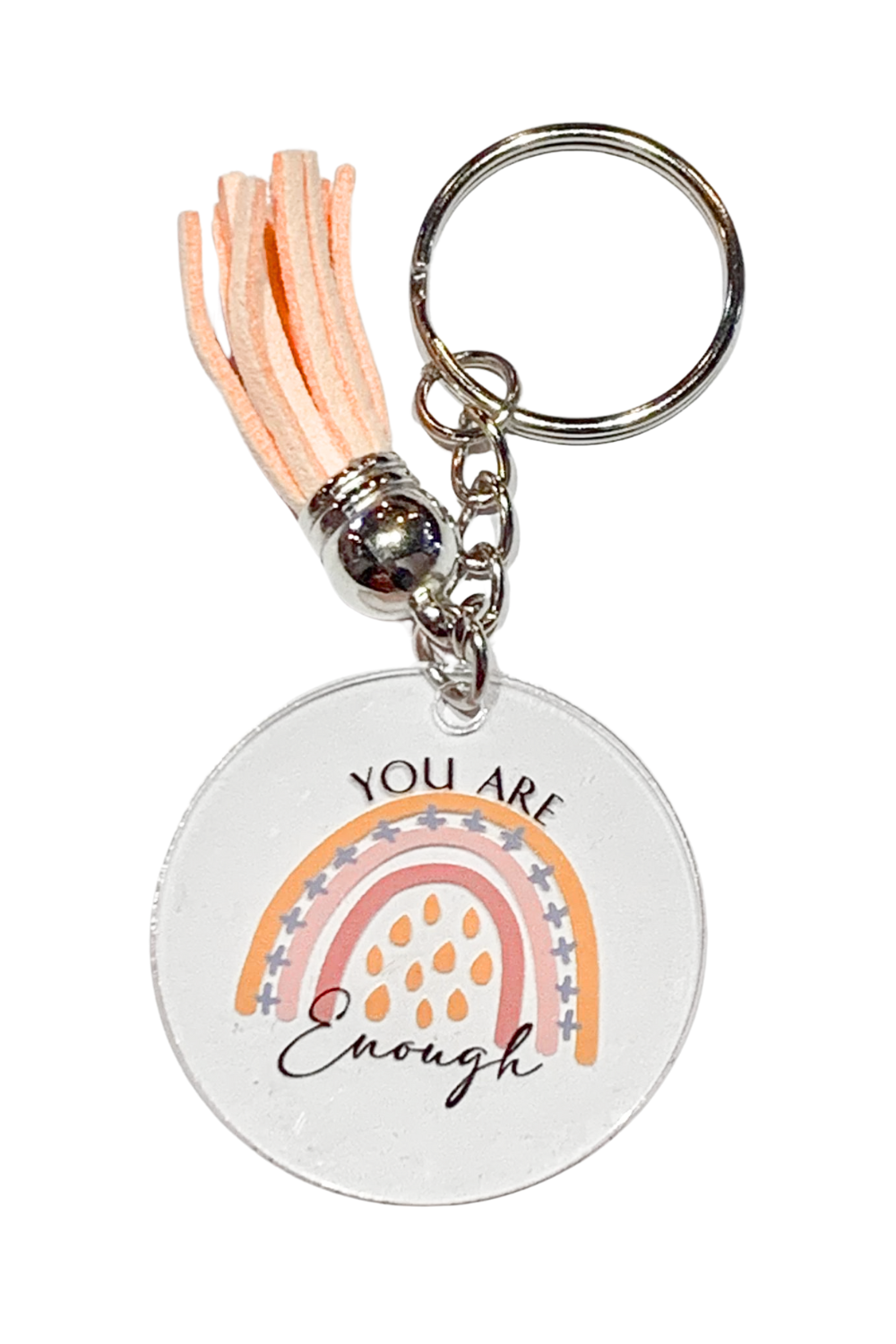 Rainbow Inspirational Keychains