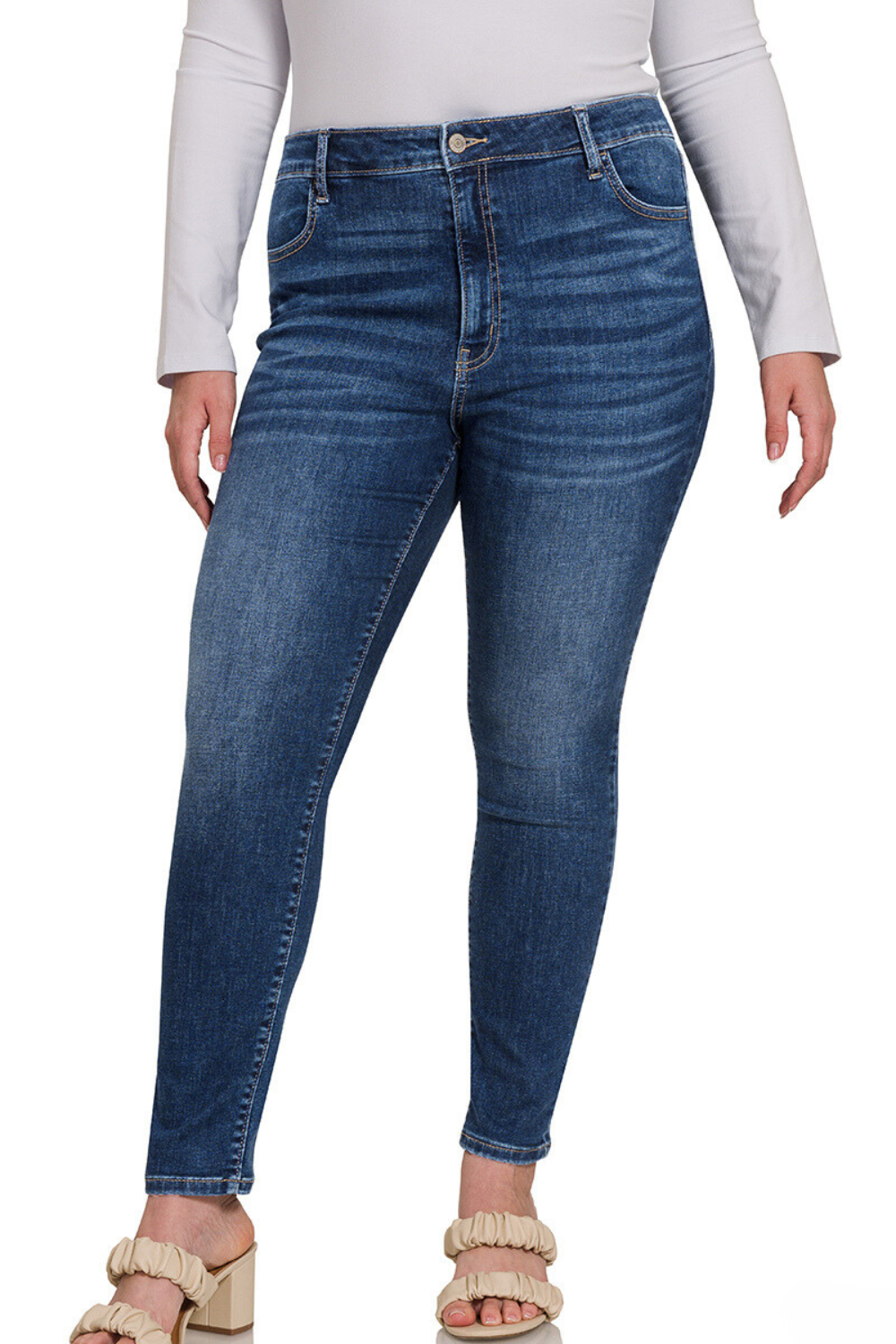 High Waist Skinny Jegging Jeans