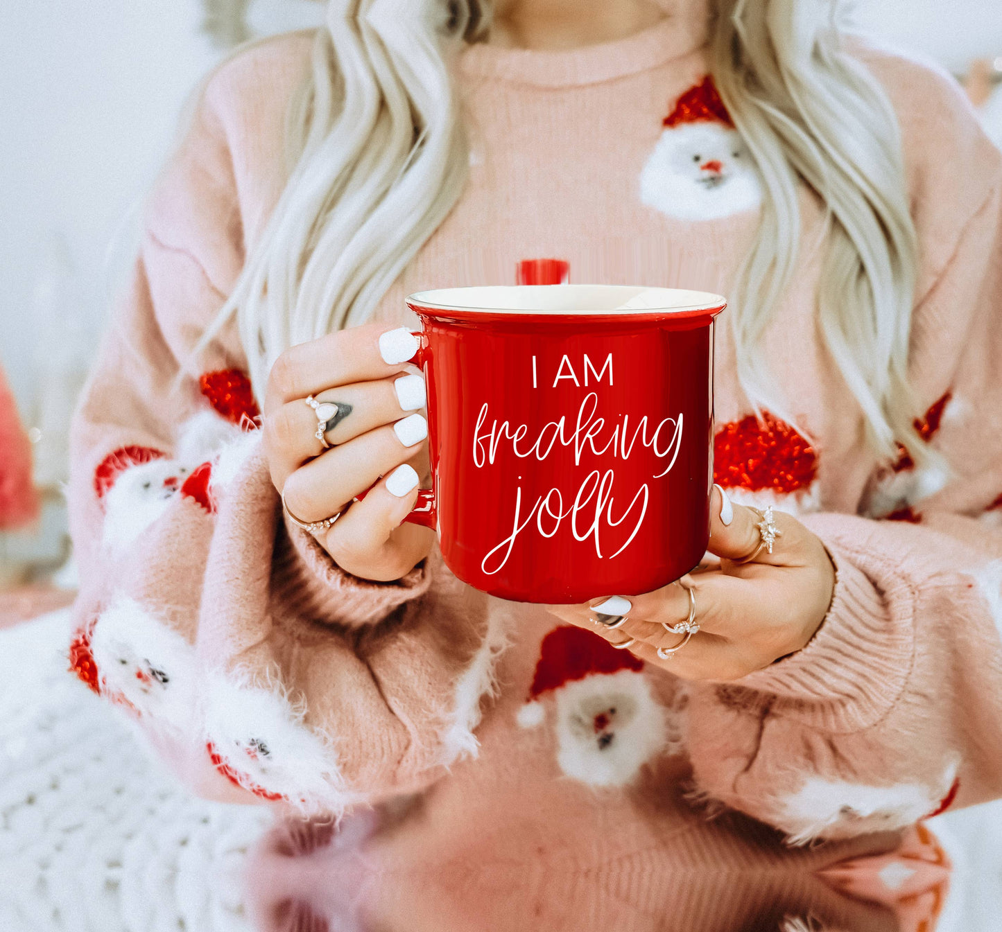 Christmas Coffee Mugs - I Am Freaking Jolly