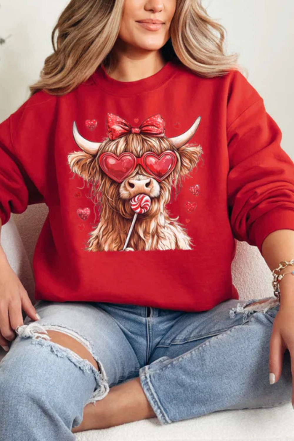 Camilla Highland Cow Sweatshirt