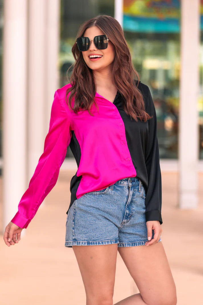 On Trend Colorblock Top