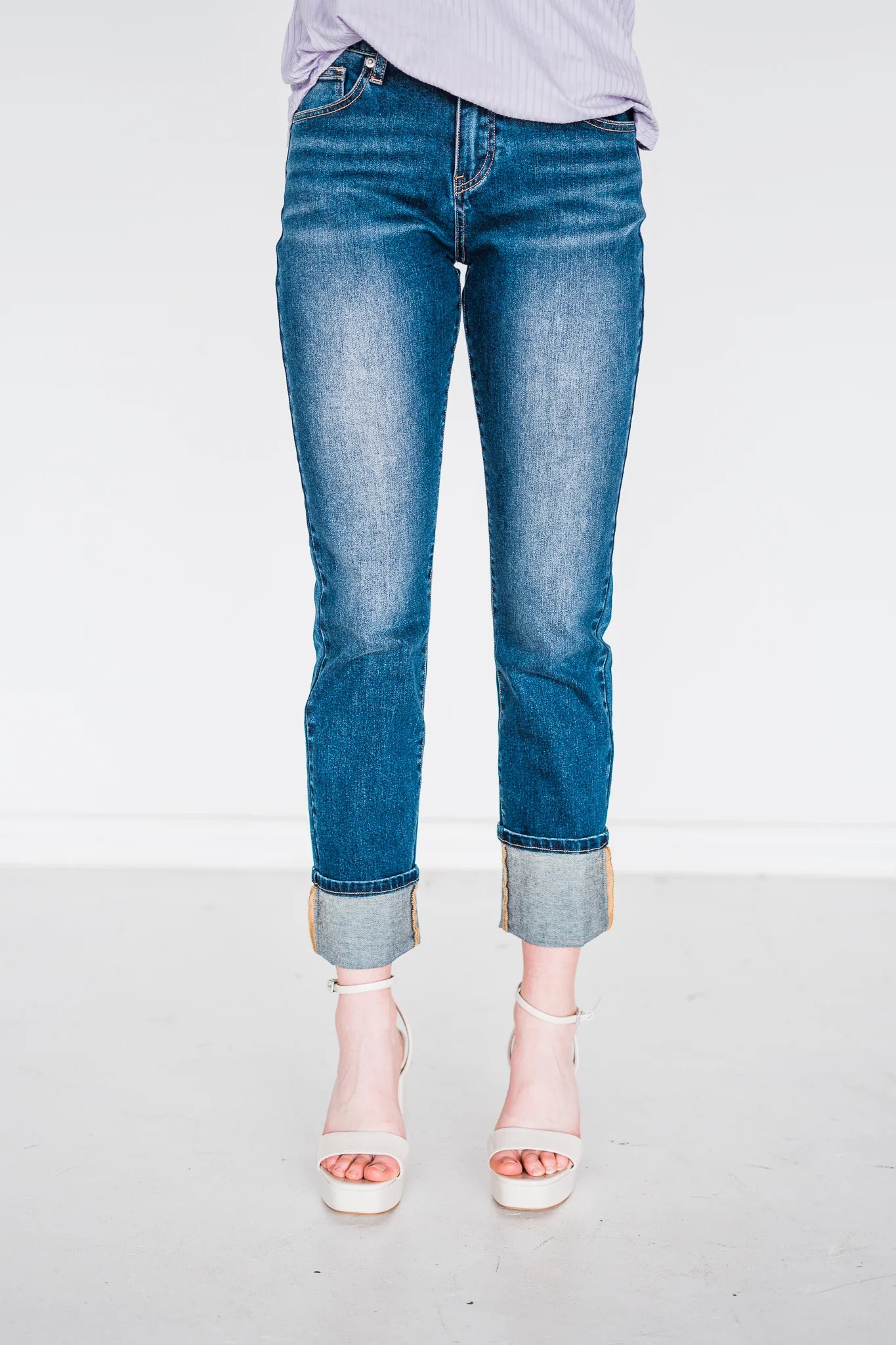 Asher Non-Distressed Boyfriend Jean