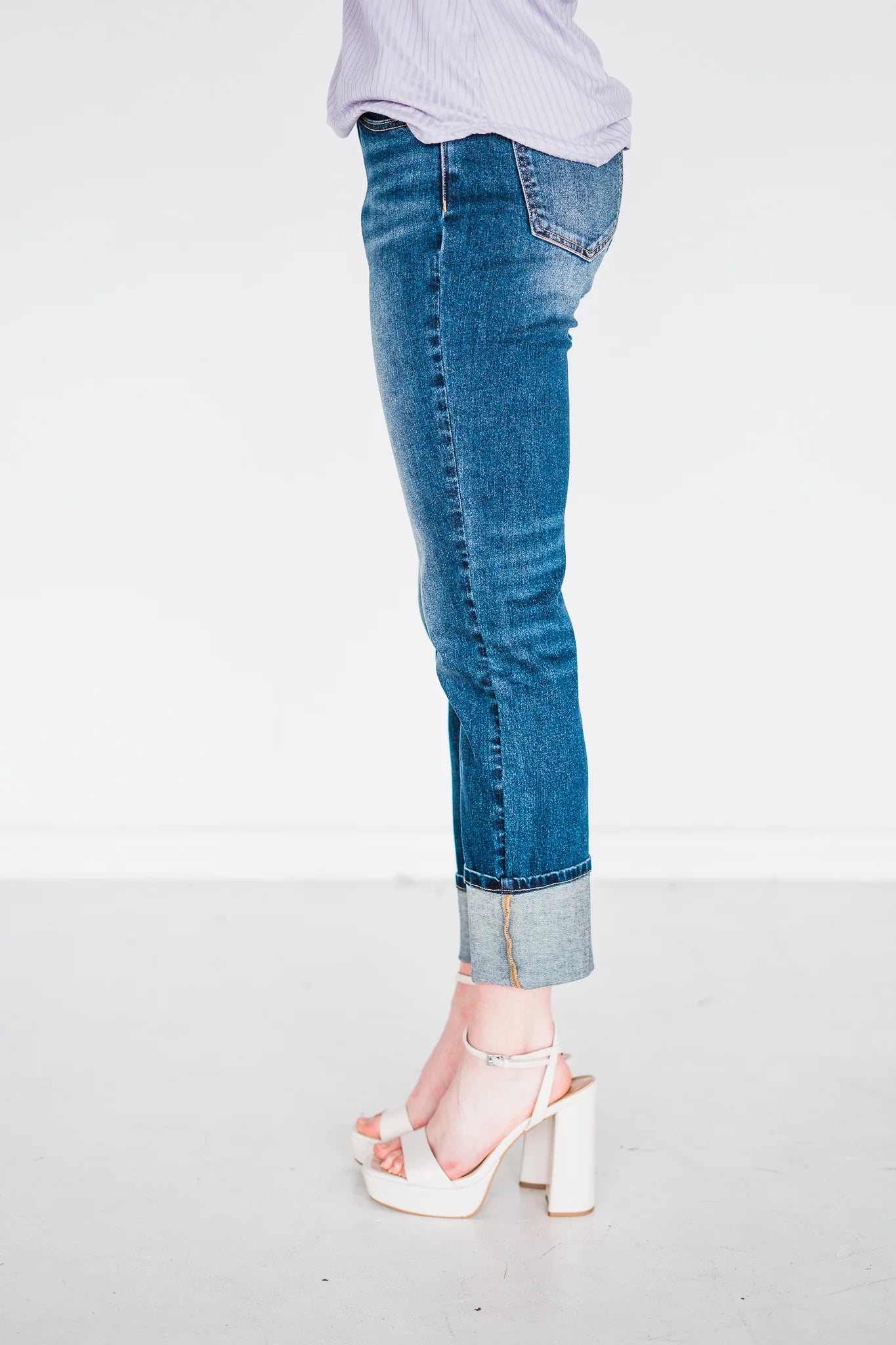 Asher Non-Distressed Boyfriend Jean