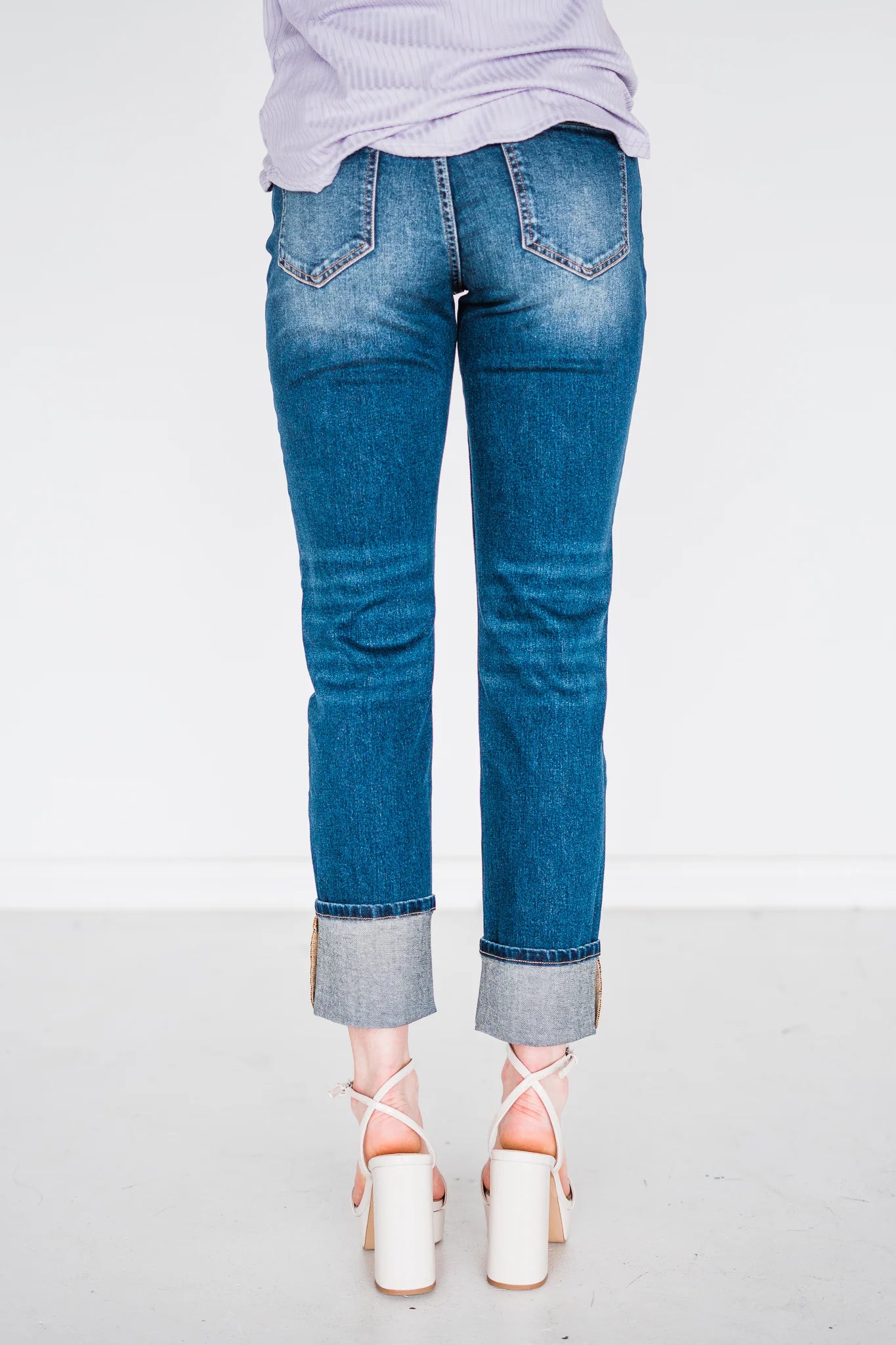 Asher Non-Distressed Boyfriend Jean