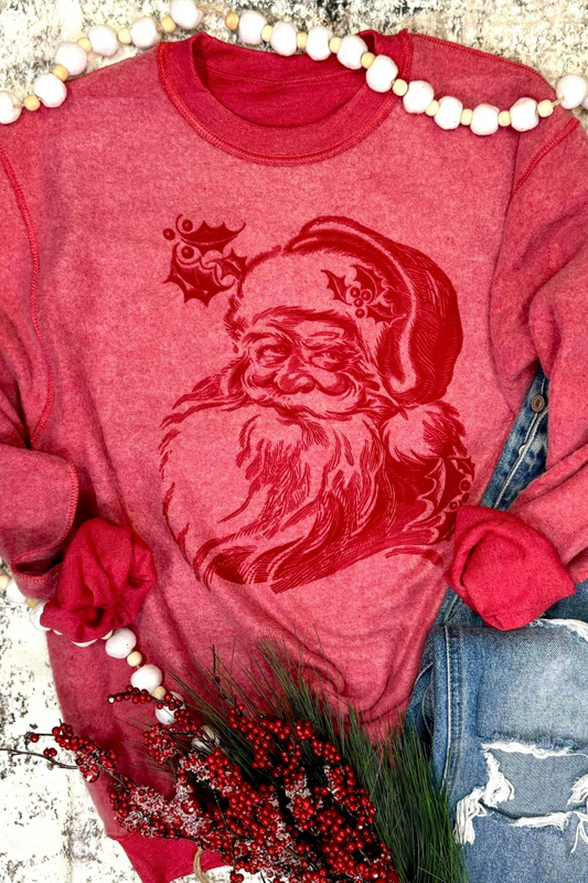 Santa Inside Out Sweatshirt